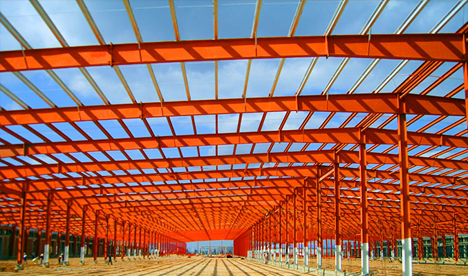 滇西纺织厂140m跨度钢结构车间